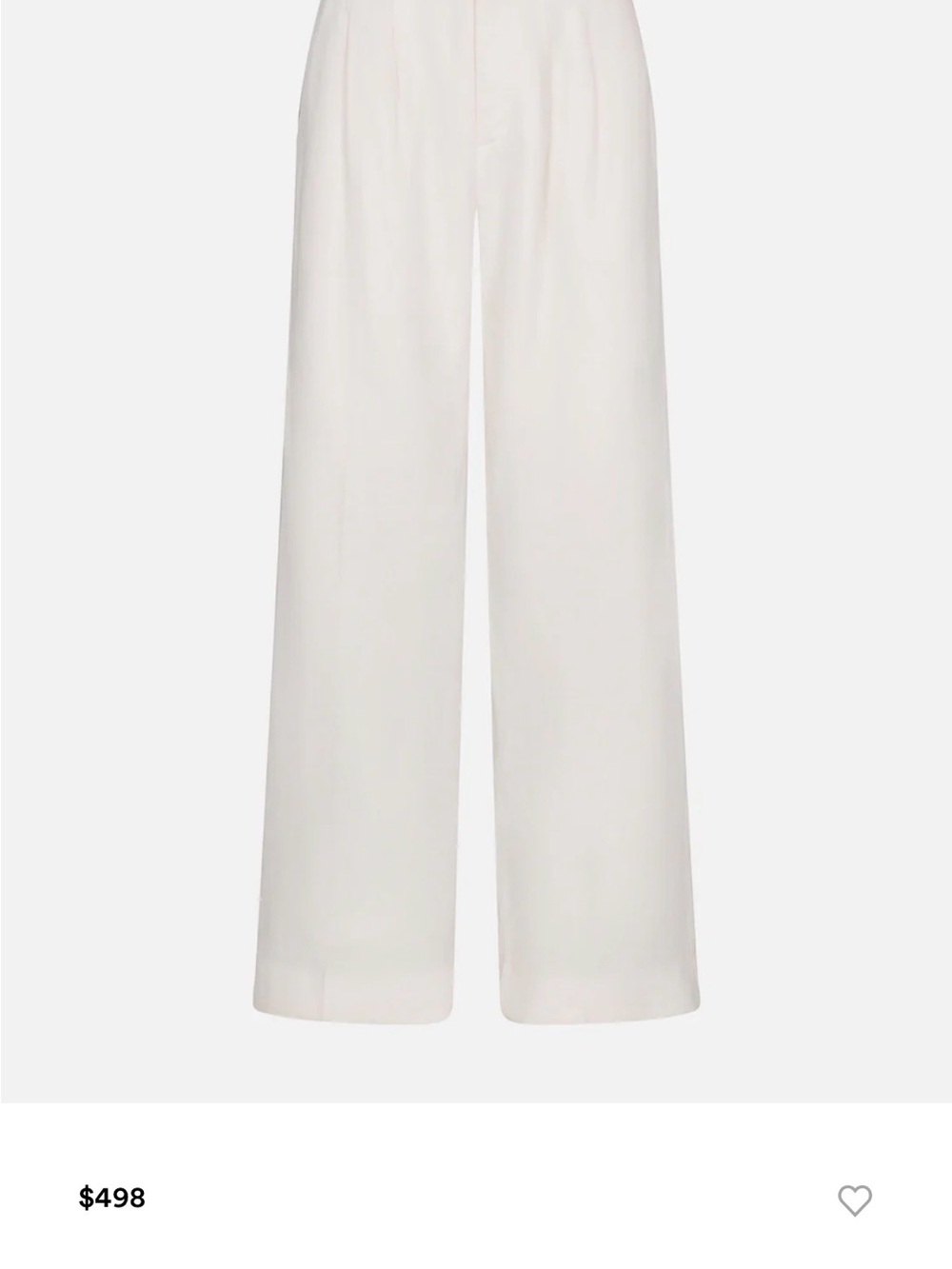 FRAME high rise wide leg linen Trousers